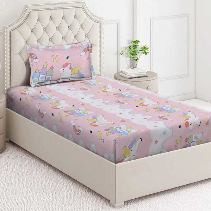 Twilight Zoo Crew Kids Bedsheet - 130 GSM media 1