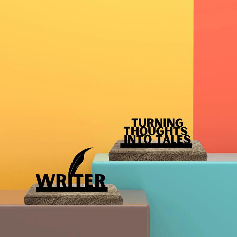 Thoughts & Words Writer Showpiece - Set Of Two media 1