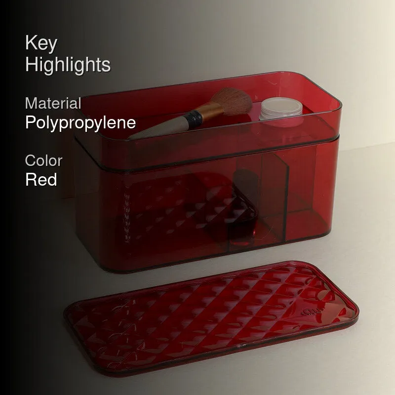 Zaxa Makeup Organizer - Red media 2