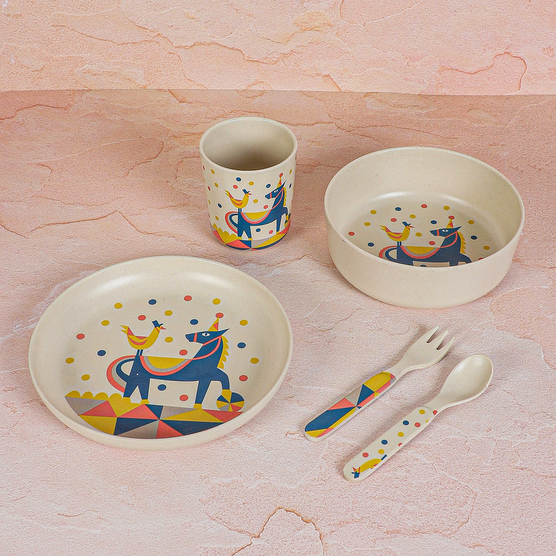 Circus Party Dinner Set - Five Piece Set media 6