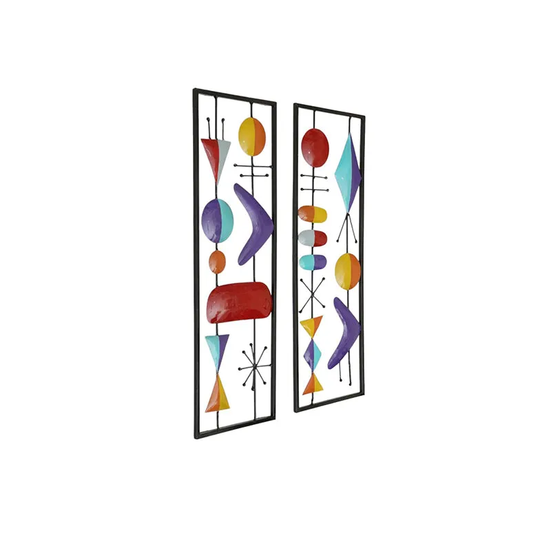 Mid-Century Modern Metal Wall Accent - Set Of Two media 5