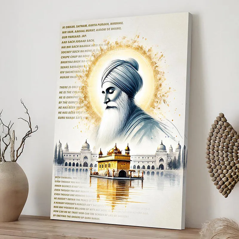 Guru Nanak Dev Ji Golden Temple Wall Art media 2