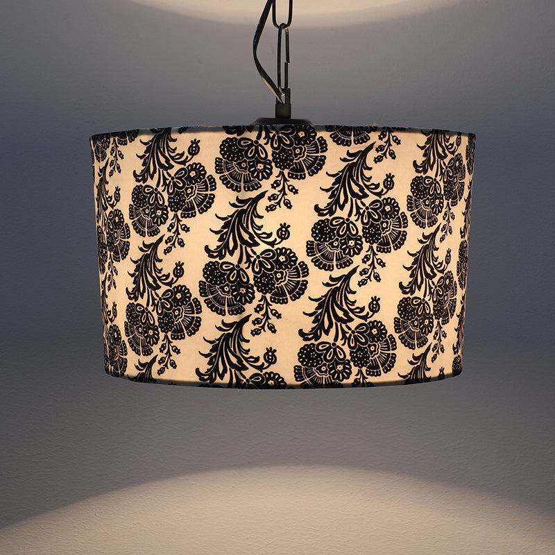 Filigree Printed Iron Ceiling Lamp