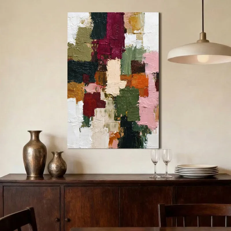 Intersecting Tones Abstract Canvas Wall Art media 6