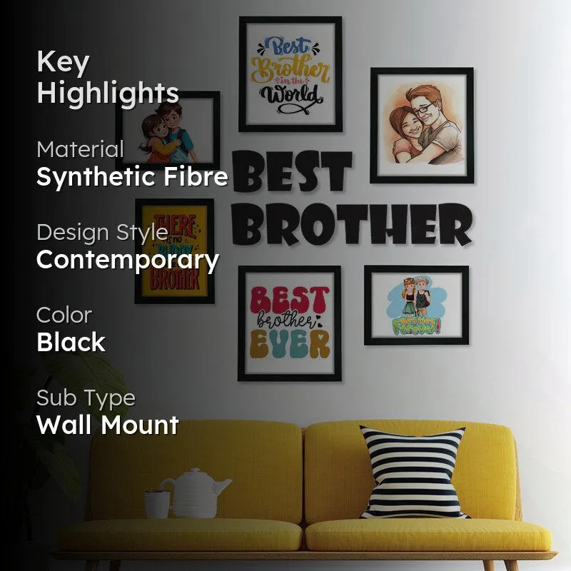 Eternalia "Best Brother" Synthetic Photo Frame - Seven Piece Set media 2