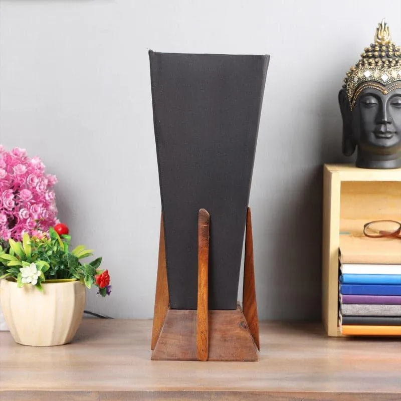 Lorelie Fabric Table Lamp - Black,Brown media 3