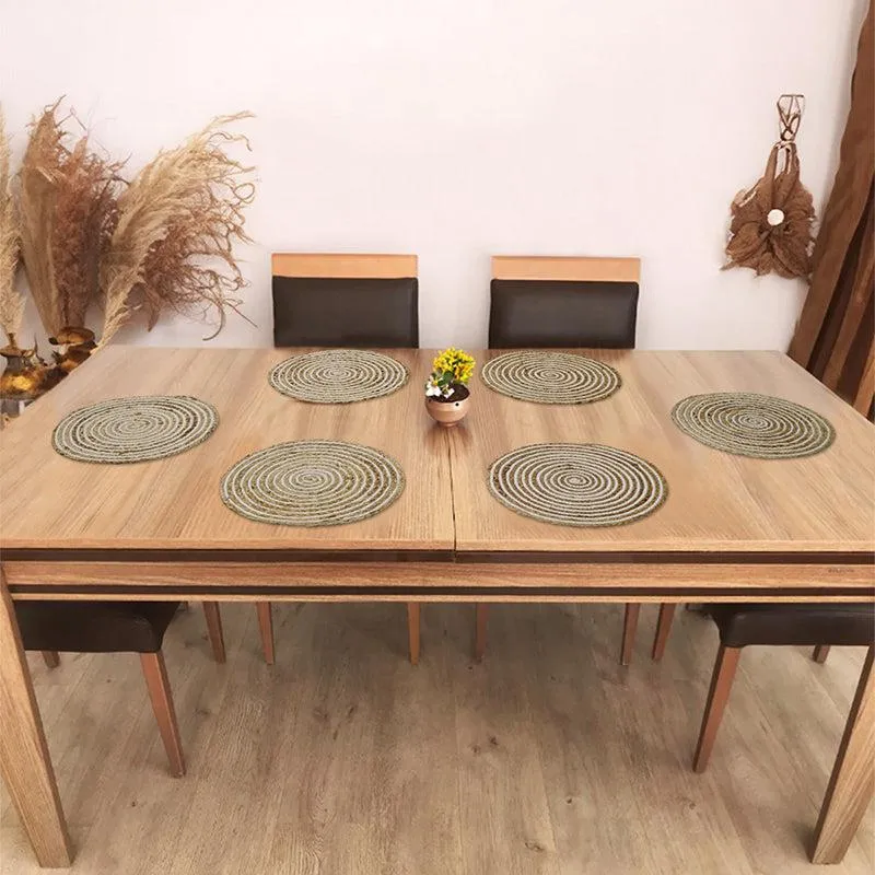 Spiro Round Placemat (Beige) - Set Of Six media 3