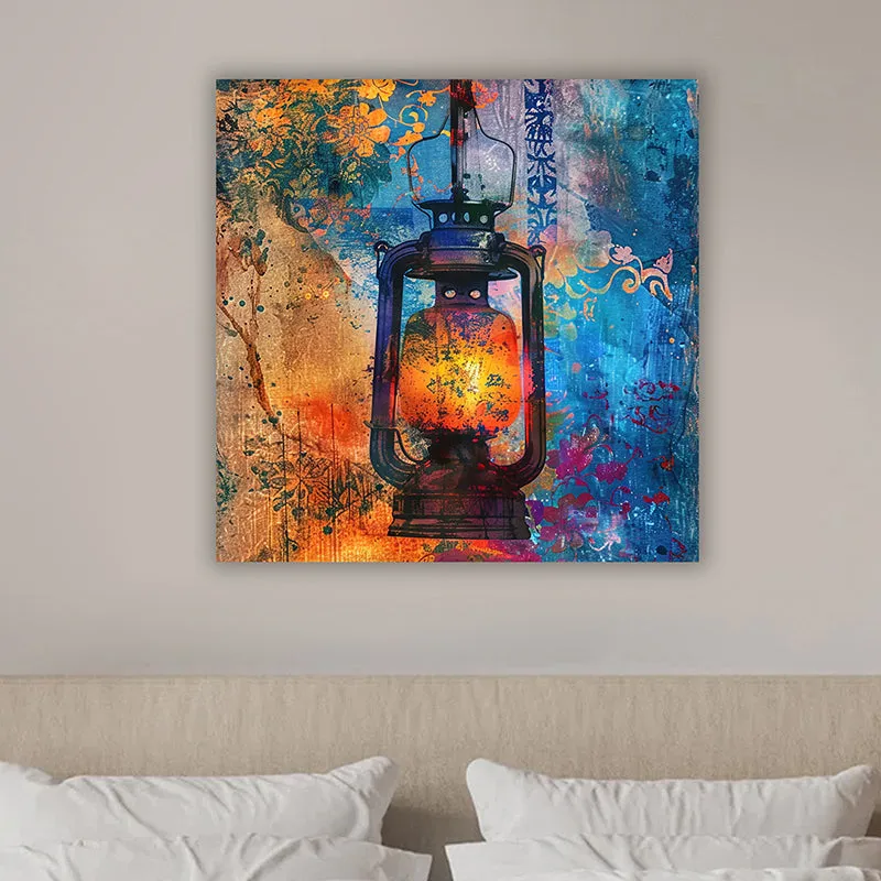 Vibrant Lantern Wall Art media 3