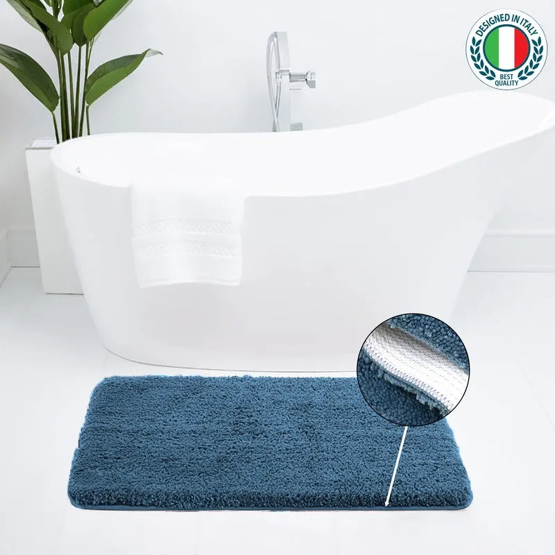 BathEase Anti Skid Bath Mats - Blue media 4