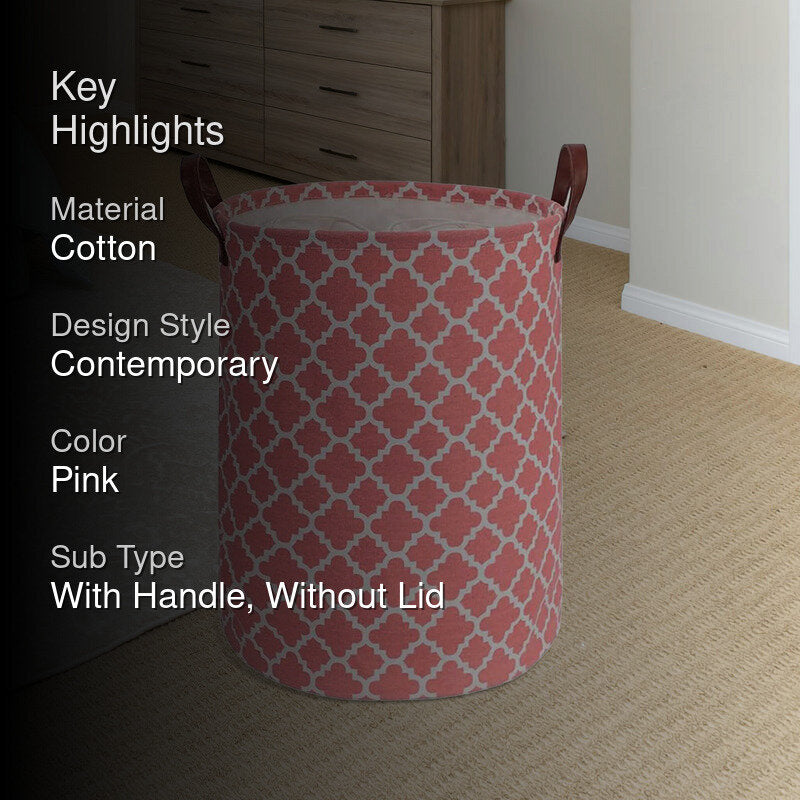 Entara Laundry Basket - Pink media 2