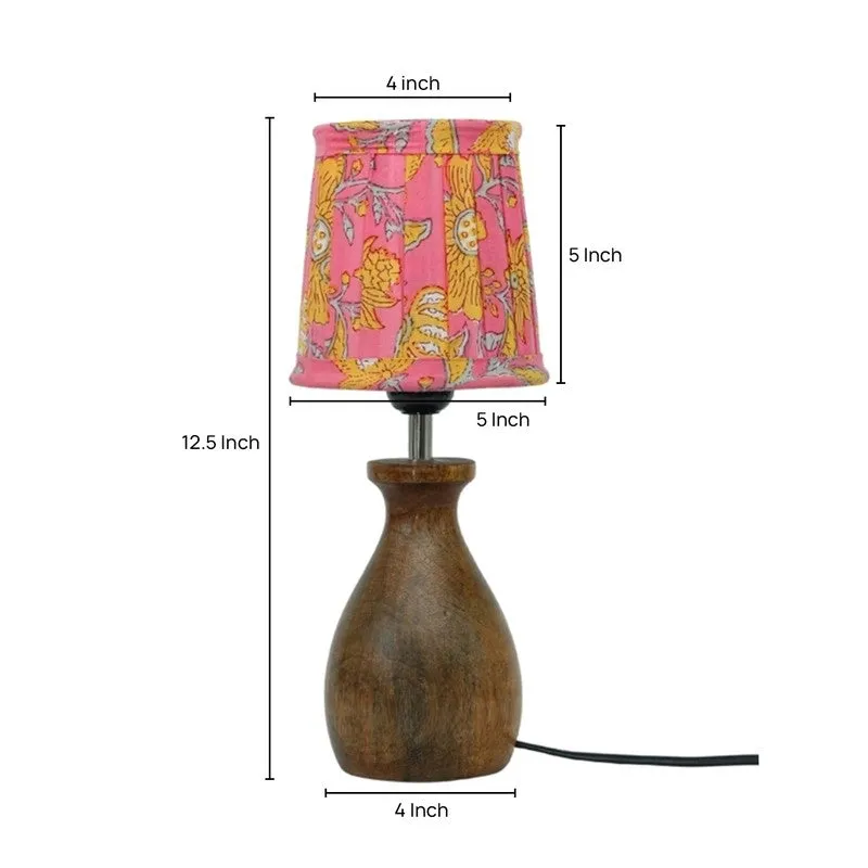 Verdant Cotton Table Lamp - Pink media 5