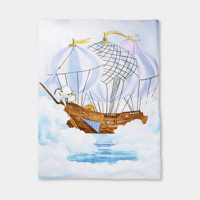 Sail Into Dreams Egyptian Cotton Bedding Set (200 TC) - Three Piece Set media 4