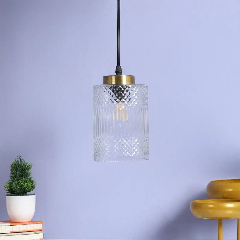 Elvion Pendant Glass Ceiling Lamp media 3