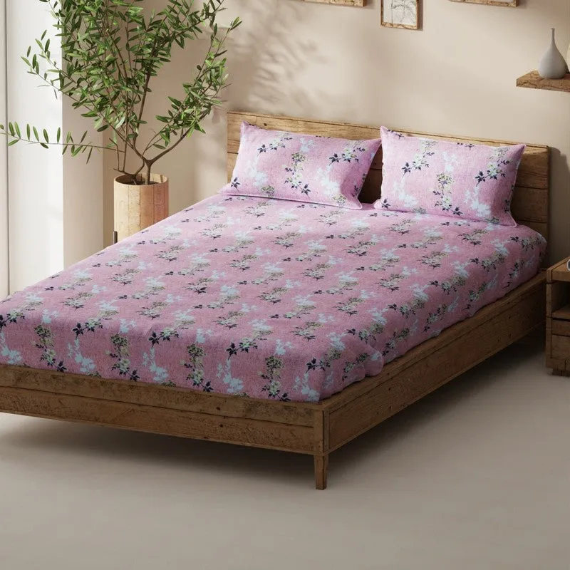 Ulrix Bedsheet (Pink) - 115 GSM media 1