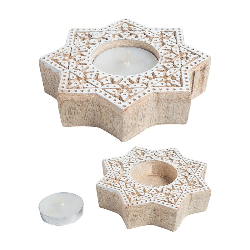 Star Magic Tealight Candle Holder - Set Of Four media 4