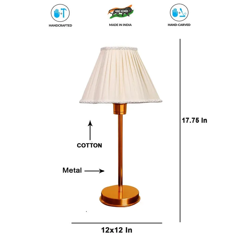 Kavira Zyne Metal Table Lamp - OffWhite media 8