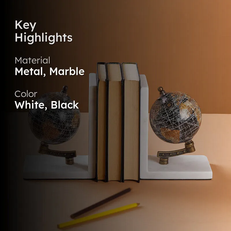 Cartographica Book End (Black) - Set Of Two media 2