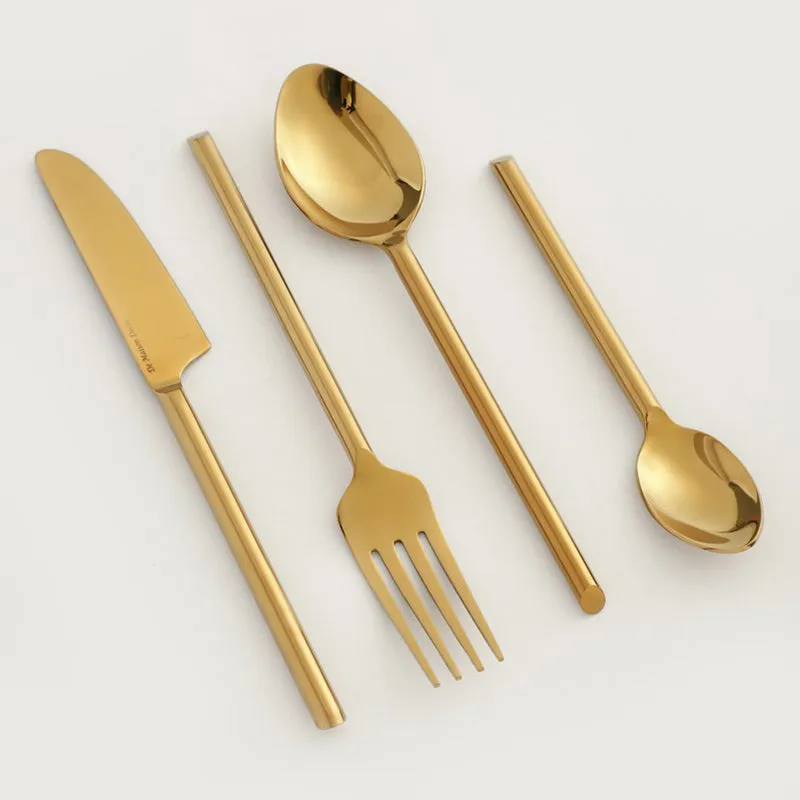 Sleek Cut Cutlery Set - Four Piece Set media 5