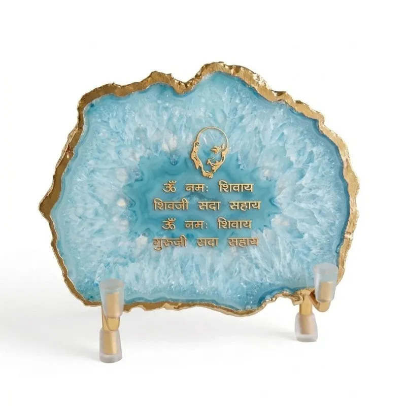 Guruji Mantra Agate Showpiece media 4
