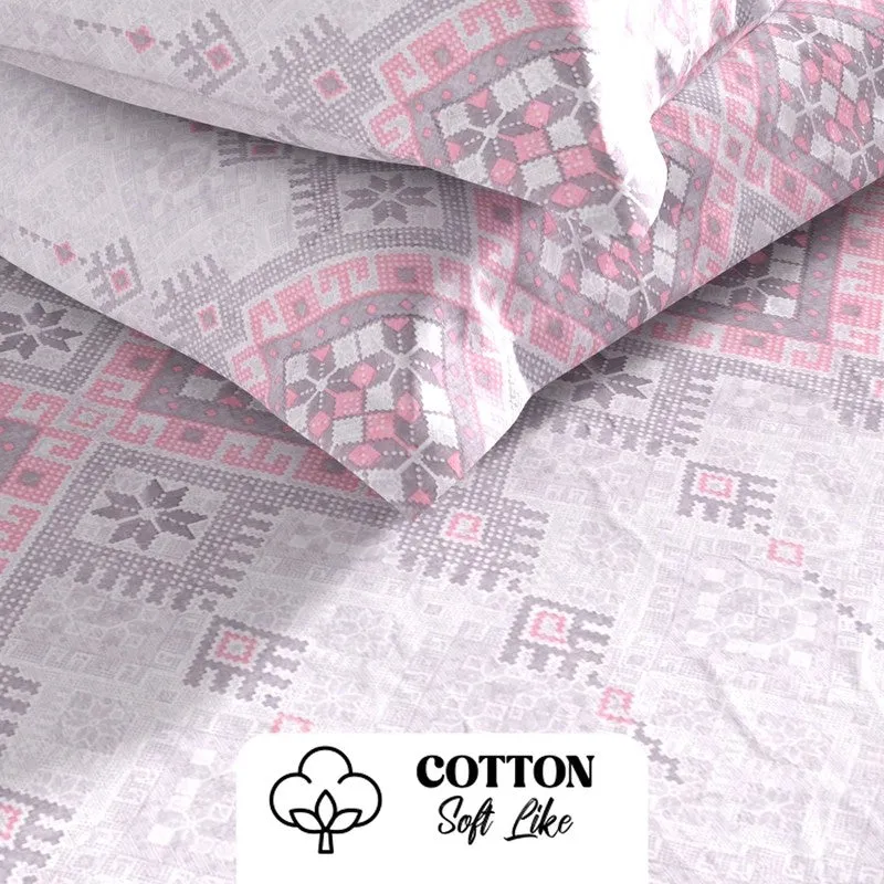 Arlyn Bedsheet (Pink) - 115 GSM media 5