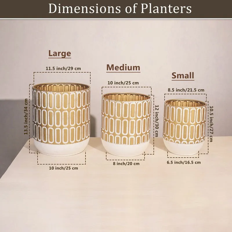 Solstice Metal Planters - Set Of Three media 8