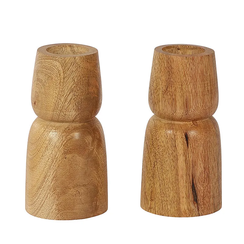 Timbra Mango Wood Candle - Set Of Two media 3