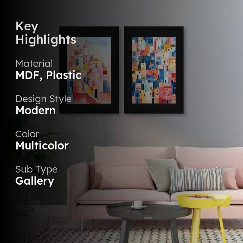 The City Plaza Wall Art - Set Of Two media 2