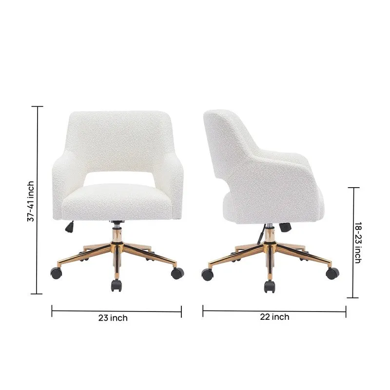 Sitessa Metal Office Chair - White media 11