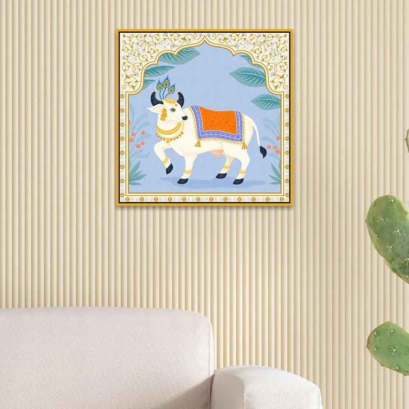 Kamadhenu Arc Wall Art With Frame media 5