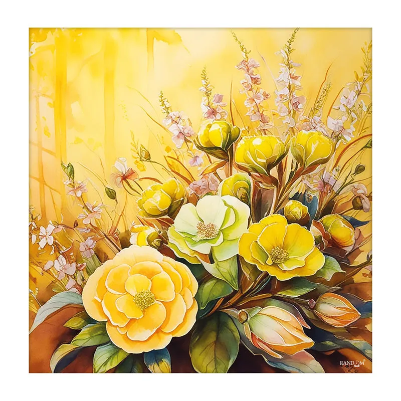 Painted Petal I Wall Painting media 7