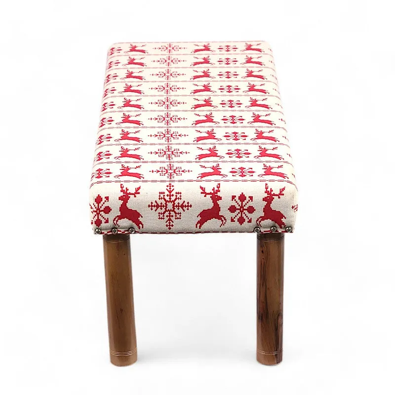 Bovex Sheesham Wooden Bench - Beige media 5