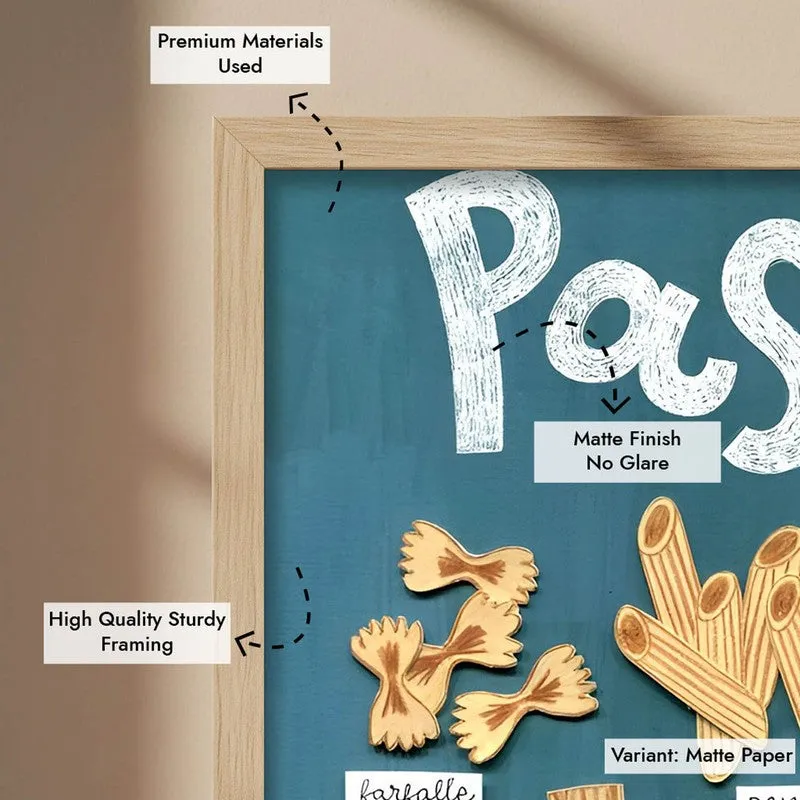 Sades Of Pasta Archival Canvas Wall Art - Brown media 9