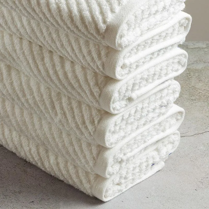 Nautica Riviera Soft Cotton Hand Towel (White) - Set Of Six media 5