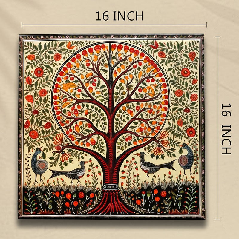 Madhubhani Nature Wall Art media 8