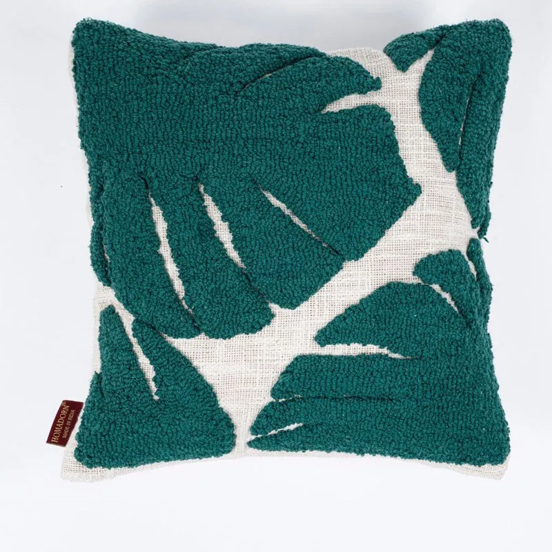 Olive Trail Tufted Cushion Cover media 8
