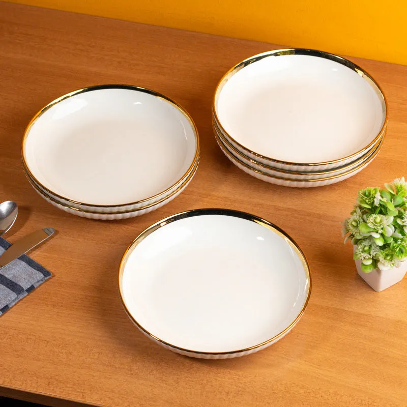 Snow Glaze Quarter Plate - Set Of Two media 3