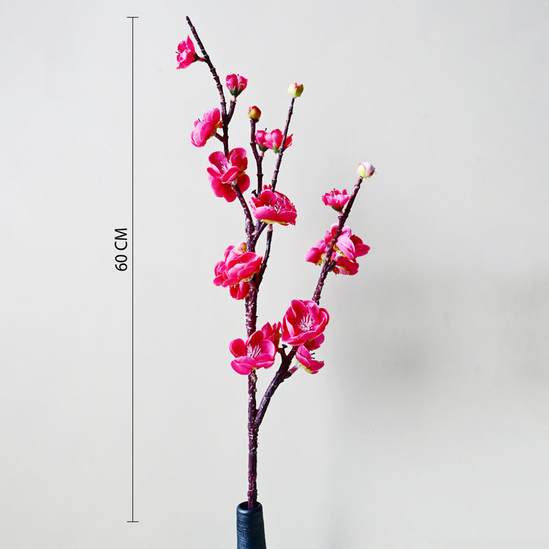 Artificial Plum Blossom Flower Stick media 5