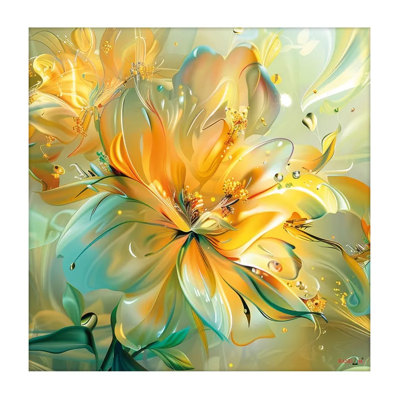 Glow Of Spring I Wall Painting media 7