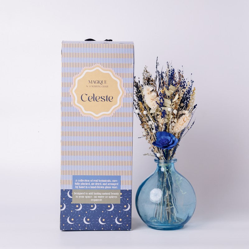 Magique by The Wishing Chair Celeste Dried Flowers with Vase media 6