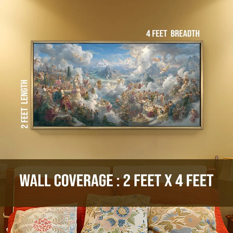 High Heavens Canvas Wall Painting With Frame media 8
