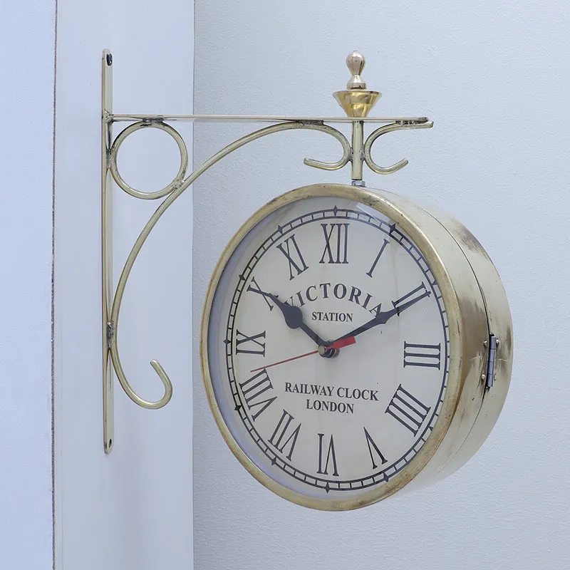 The Grand Dial Brass Wall Clock media 4