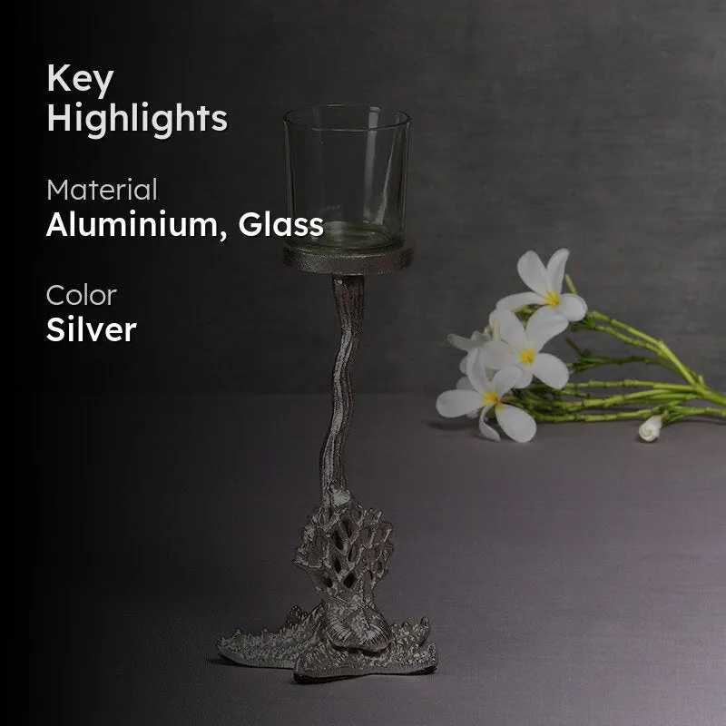 Regalia Charm Candle Holder - Silver media 2