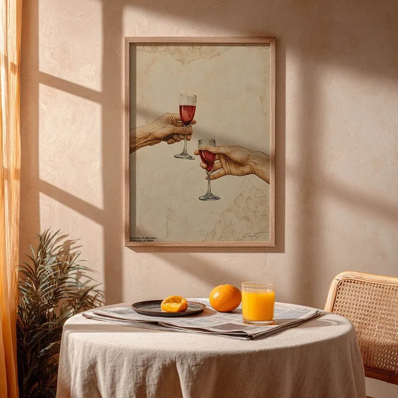 Ros Radiance Archival Canvas Wall Art - Brown media 5