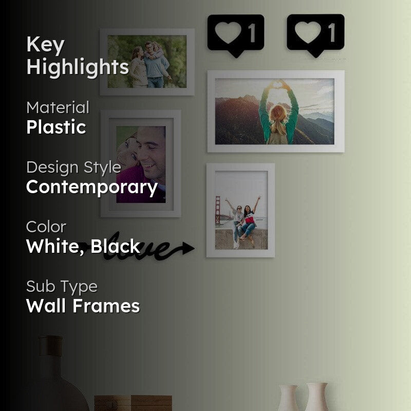 Love Lens Photo Frame - Set Of Seven media 2