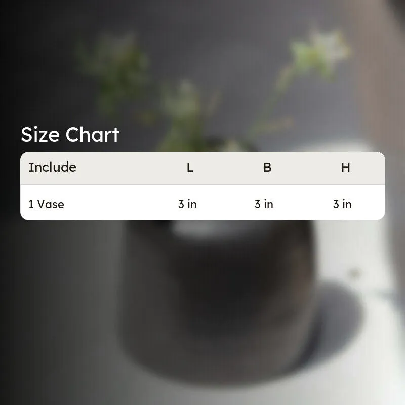 Bruna Ceramic Vase - Black media 6
