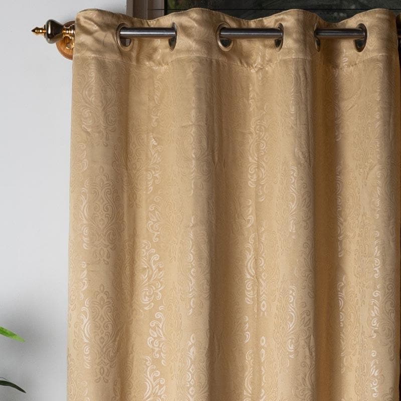 Swayam Earthy Beige Curtain media 3