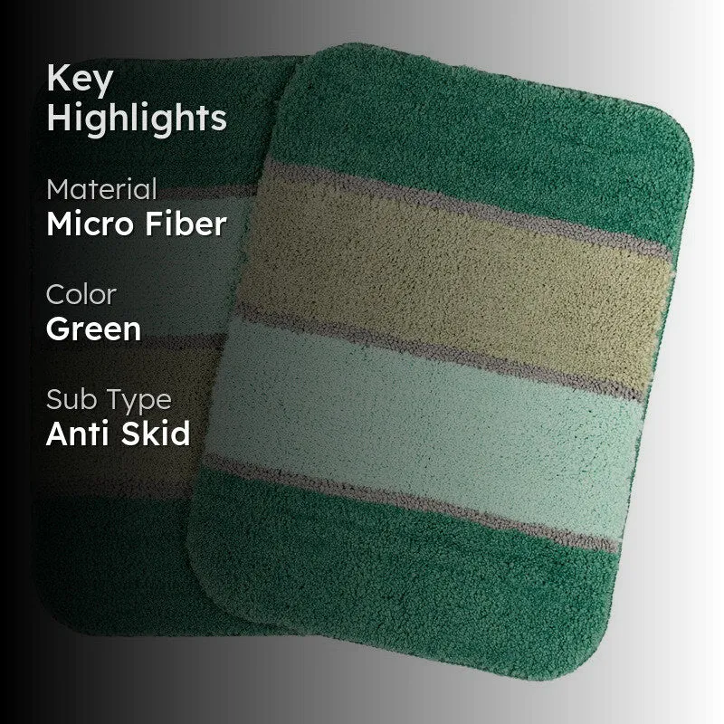 CloudStep Bathmat ( green ) - Set Of Two media 2
