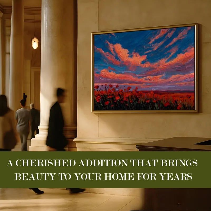 Solar Drift Canvas Wall Painting With Frame media 7