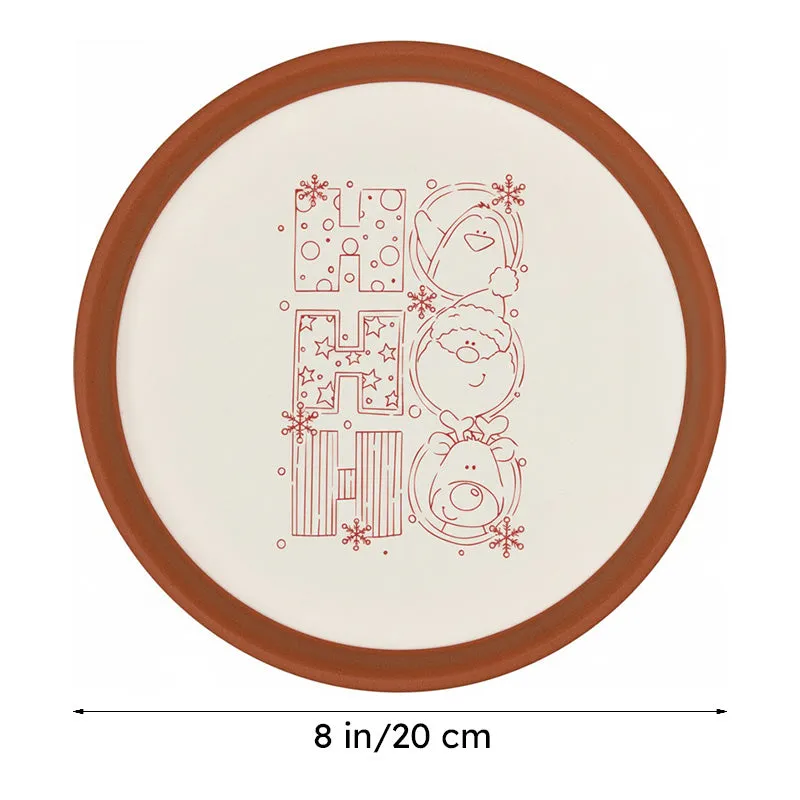 Ho Ho Ho Terracotta Wall Plate media 5