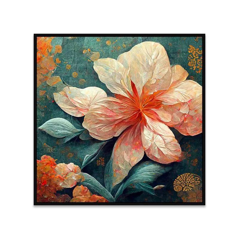 Contemporary Abstract 3d Flower Wall Painting media 5